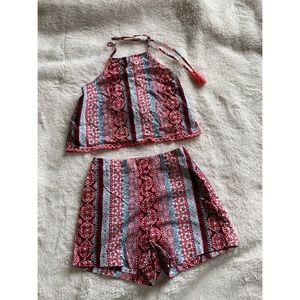 Hollister two piece romper
